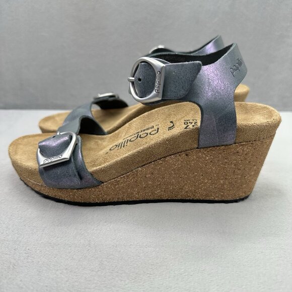 Papillio Birkenstock Soley Womens Size 9 Ring Buckle Sandal Wedge Platform NEW - Picture 3 of 8